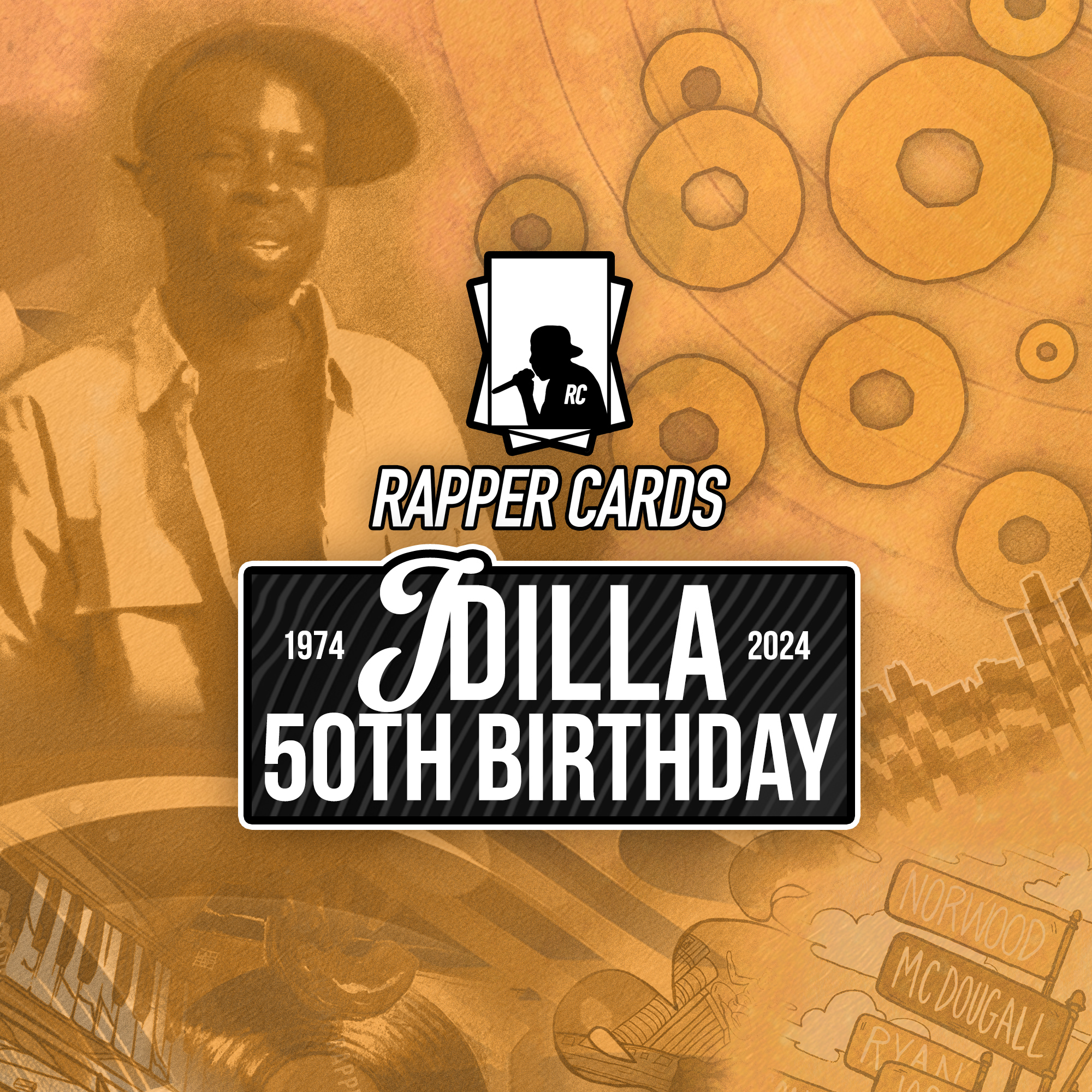 Happy Dilla Day! Rapper Cards Launches Official J Dilla Cards on his 50th Birthday!